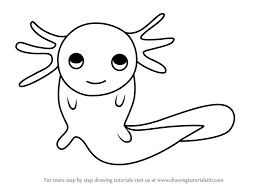 Not just a drawing studio you can bring your creations to life! Learn How To Draw An Axolotl For Kids Animals For Kids Step By Step Drawing Tutorials