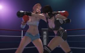 MMD]Animation practice - boxing match of two ladies - Bilibili
