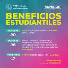 La gratuidad es un beneficio que tiene como objetivo que las familias correspondientes al 50% de menores ingresos de la población, cuyos miembros estudien en las instituciones adscritas al beneficio. Beneficios Estudiantiles 2021 Estudiantes Que Recibieron Asignacion De Gratuidad Inicial En El Ano 2020 No Deben Llenar Fuas Nuevamente Cft Estatal Region De Coquimbo