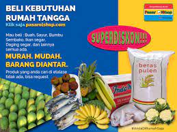 Kelemahan ketiga ini paling sering dikeluhkan oleh para pelanggan. Beli Kebutuhan Rumah Tangga Klik Saja Pasarolshop Com Jual Buah Sayur Lauk Bumbu Sembako