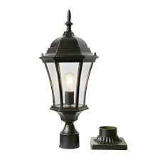 Antique outdoor post light fixtures. Goalplus Outdoor Post Light Fixture With Pier Mount For Yard 24 1 2 High Post Lamp Antique Bronze Post Lantern With Clear Seeded Glass Ip44 60w E26 1 Pack Lm4610 M Farmhouse Goals