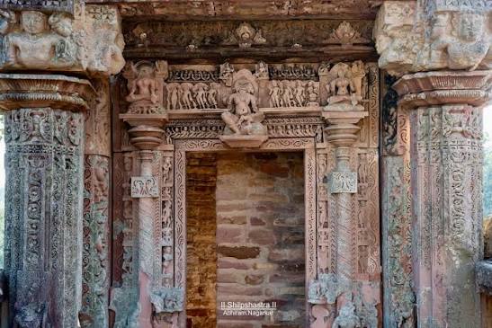 Dashavatar Temple, Deogarh, Uttar Pradesh This temple, dedicated to Vishnu was constructed during the Gupta Period around early 6th Century. It has beautifully carved sculptures all around. The most notable is the