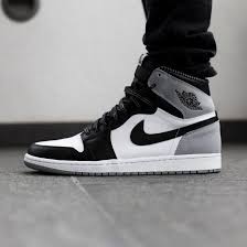Black And Gray Jordan 1 Fancy Jordan 1 Retro Barons Sneakers Fashion Jordan Shoes Girls Sneakers Men Fashion
