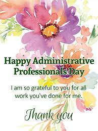 Home » administrative professionals day administrative professionals day I Am So Grateful Happy Administrative Professionals Day Card Birthday Greeting Cards By Davia