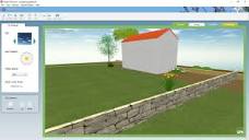 Garden Planner adjusting terrain in 3d view - YouTube