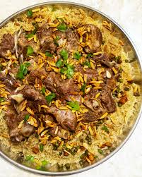 Ouzi Spiced Rice With Lamb Fufu S Kitchen Spiced Rice Lamb Recipes Kabsa Recipe