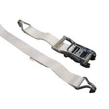 Attach the strap hooks to the vehicle's attachment points. 2 X 20 Double J Hook Standard Wide Ratchet Strap Ancra Cargo