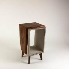 Concrete Live Edge Black Walnut Side Table With Legs Side Table Black Walnut Table Walnut Side Tables