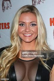 Hooters 2013 Calendar girl Miss July Hillary Cook attends the... News Photo 