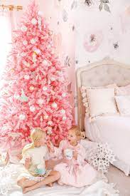 Pink Christmas Decor Ideas For A Girl S Bedroom Lombard And Fifth Pink Christmas Decorations Pink Christmas Christmas Room Decor