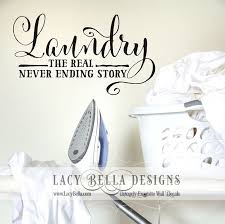 Might as well make it cute laundry right momlife truth. Laundry The Real Never Ending Story Funny Laundry Room Quote Vinyl Wall Decal Lettering Sign Quote Laundry Room Quotes Laundry Humor Laundry Room