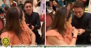 Aiai delas Alas gets surprised proposal during dinner… - LionhearTV