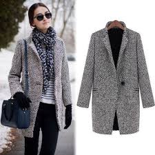 Damen Hahnentritt Gr 40 42 Mantel Jacke Wintermantel Winterjacke Parka Mode Q Wintermantel Damen Jacken Parka Mantel