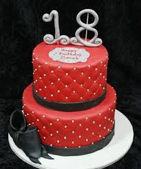 18th Birthday Black And White Cake Design Pin Auf Birthday Cake Ideas