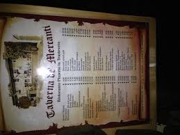 Ammazza Che Prezzi Picture Of La Taverna De Mercanti Rome Tripadvisor