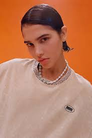 Puma X P.a.m. Floral Outline Tee In Beige