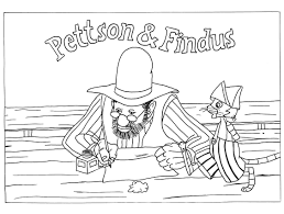 afbeeldingsresultaat voor kleurplaat pettson en findus children illustration typography prints print coloriage anti-stress
