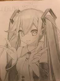 36 of the best anime drawings ever. One Of My Best Drawings I Have Ever Done Cool Hatsune Miku Drawing Anime And Video Game Amino
