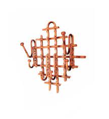 Boho Rattan Wall Hooks Bentwood Hanger Tiki Bamboo Wall Rack Entryway Coat Rack Clothes Hat Rack Towel Rack Jewelry Wall Hooks Tiki Jungalow Jewelry Wall Hooks Coat Rack Wall Vintage Rattan