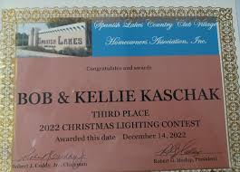 San Carlos Park Christmas Lights Contest Winner