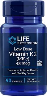 Get the best quality k2 Amazon Com Life Extension Low Dose Vitamin K2 Mk 7 90 Softgels Health Personal Care