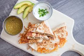 These chicken quesadillas are a meal in one! Easy Low Calorie Air Fryer Quesadilla Recipe Kate Lyman Nutrition