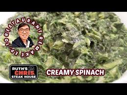 Perfect to accompany any roast and especially good at christmas. Creamed Spinach Ruth Chris Copy Cat Super Easy Recipe Restaurant Remake Ep 10 Youtube