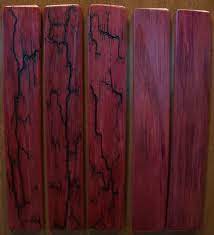 Western new york attica, ny 14011. 1 Bookmark With Fractal Burn Purple Heart Wood Fractals Beautiful Art