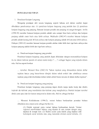 Kalimat definisi merupakan kalimat yang sering kali digunakan untuk mengungkapkan penjelasan umum seperti, kalimat pengertian, kalimat keterangan, atau merupakan dari sebuah objek. Kutipan Langsung Dan Tidak Langsung Dala