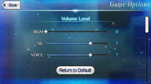 How to disable background music in Fate Grand Order - YouTube