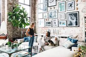 A large, colorful piece of artwork placed above the sofa, and khaki chairs that add great contrast, give the room a needed sense of balance that keeps the blue. 34 Best Simple Living Room Decorating Ideas