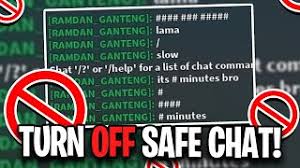 Contact the roblox support team; How To Turn Safe Chat Off Roblox Youtube