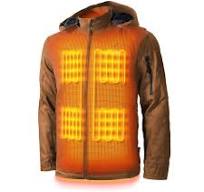 Grit Mens 5 Zone Heated Workwear Jacket, Camel