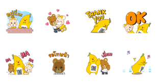 แถมฟรีประกันภัยอุบัติเหตุ pa วงเงิน 100,000 บาท. Krungsri Is Here For You Line Sticker Sticker List Line Whatsapp Telegram Gif Png Pack