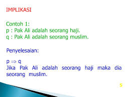 Pernyataan Implikasi Dan Biimplikasi Ppt Download
