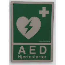 This was well received by the public. Klistermaerke Tekst Aed Hjertestarter Klaeber Pa Forside 95x75 Mm Skilte Og Maerkning Shop2rescue Aps