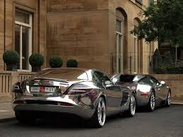 Mercedes Slr Mclaren Coupe In Chrom Mercedes Slr Slr Mclaren Mercedes