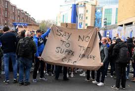 Stamford bridge hakkındaki 209 yorumun tümüne bakın. Goal On Twitter Chelsea Fans Protest The Super League Outside Stamford Bridge
