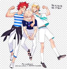 Bakugou katsuki un hombre de 24 años graduado con honores en una de las mejores universidades de japón ua su trabajo se dedica a profesor de literatura y matemáticas, el director de la universidad yuuei lo contrata para darle clase a los muchachos pero, lo q no sabe es q un estudiante en particular le llama la atención y así comenzará su historia de amor. My Hero Academia Anime Todoroki Blood Blockade Battlefront Bakugou Human Fictional Character Png Pngegg