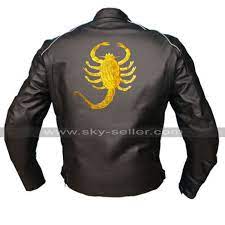 Drive Scorpion Ryan Gosling Driver Black Rider Costume Biker Leather Jacket Jackets Purchase Clothes Black Biker Jacket