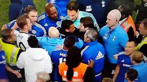 Players warm up with boxing nintendo game. Diego Costa Fight Chelsea Vs Tottenham Hotspur 2016 Chelsea Vs Tottenham 2016 Youtube