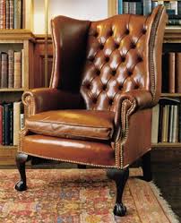 High Back Georgian Wing Chair In Leather With Claw Ball Legs Leather Chairs Of Bath Leather Chairs O Leather Chair Leather Wing Chair Brown Leather Chairs