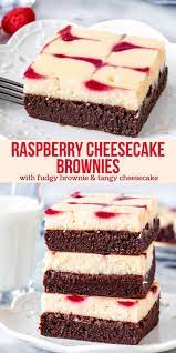 Raspberry Cheesecake Brownies Recipe In 2021 Cranberry Cake Recipe Baked Dessert Recipes Cheesecake Brownies