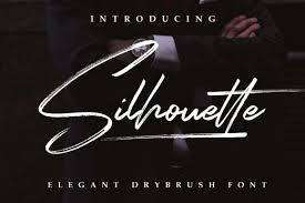 Download Silhouette Font By Lettersiro Co Creative Fabrica SVG Cut Files