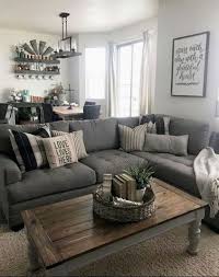 43 Outstanding Sectional Sofa Decoration Ideas With Lamps Furniture S Modern Farmhouse Living Room Decor Farmhouse Decor Living Room Farm House Living Room