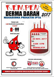 Kempen menderma darah sering dianjurkan oleh pdn sekitar kawasan lembah klang. Pusat Kesihatan Upm On Twitter Jom Sertai Kempen Derma Darah Anjuran Pku Dan Pdn Di Dewan Ktp Pada 20 Nov 2017 Setitik Darah Sejuta Makna Leupmtweeps Twtupcampus Ktp Upm Https T Co 180rfa97it