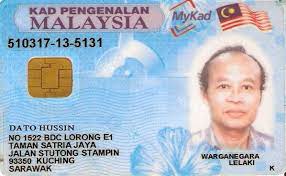 Kad pengenalan malaysia), is the compulsory identity card for malaysian citizens aged 12 and above. Malaysian Id Card Document Live Online