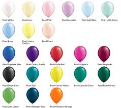 Colour Chart Nambour Party Hire