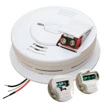 Kidde Hardwire Smoke Detector With 9v Battery Backup With Adapters Ionization Sensor And 1 Button Test Hush
