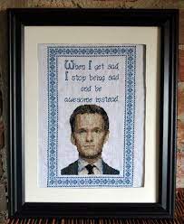 Epic Barney Stinson Pattern Etsy Cross Stitch Funny Geeky Cross Stitch Cross Stitching